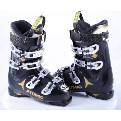 dames skischoenen ATOMIC HAWX MAGNA RS 70 W, THINSULATE, EZ STEP in, ATOMIC BRONZE, BLACK/gold