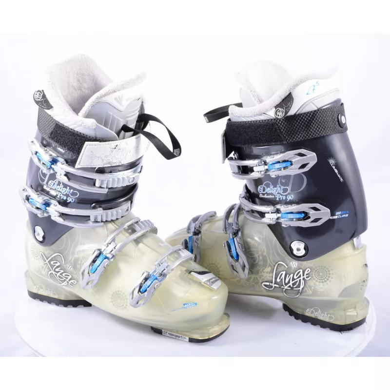 scarponi sci donna LANGE DELIGHT PRO 90 EXCLUSIVE, CLIMBMATIC ski/climb, THERMO fit 3, CONTROL fit ( in PERFETTO stato )