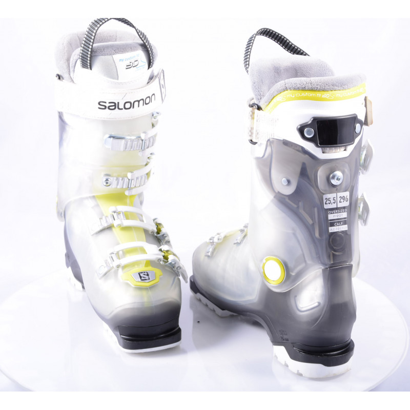 buty narciarskie damskie SALOMON X PRO R80 W, Transp/yellow, CALF adj., MY CUSTOM FIT 3D, micro, macro ( TOP stan )