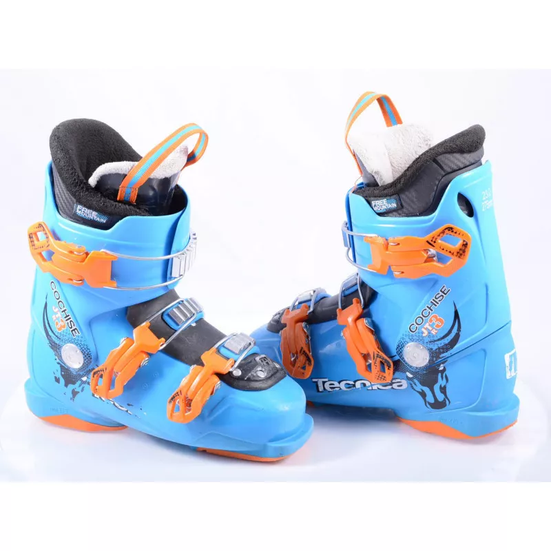 children's/junior ski boots TECNICA COCHISE JTR 3, BLUE/orange, free mountain