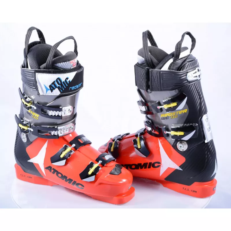 nieuwe skischoenen ATOMIC REDSTER WC 130 FIS, RACE FIS, CARBON shell, micro, macro, MCA canting ( NIEUW )
