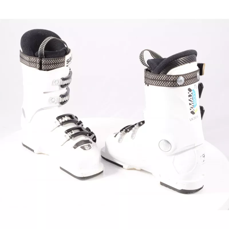 buty narciarskie dla dzieci SALOMON X MAX 60 T, OVERSIZED pivot, WHITE/black