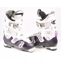 dámske lyžiarky SALOMON QUEST ACCESS R70 W purple/white, SKI/WALK, Ratchet buckle, micro, macro