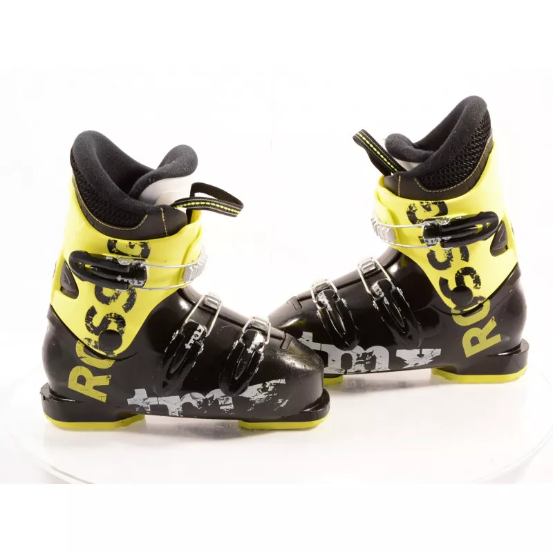 kinder skischoenen ROSSIGNOL TMX J3, BLACK/yellow