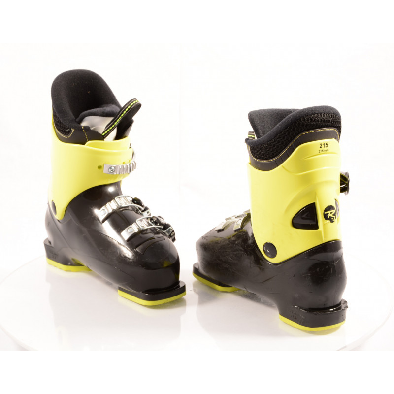 detské/juniorské lyžiarky ROSSIGNOL TMX J3, BLACK/yellow