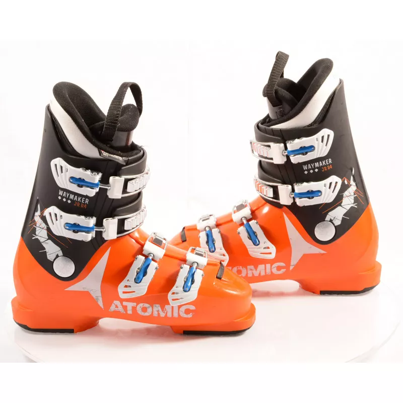children's/junior ski boots ATOMIC WAYMAKER JR R4 orange, THINSULATE insulation