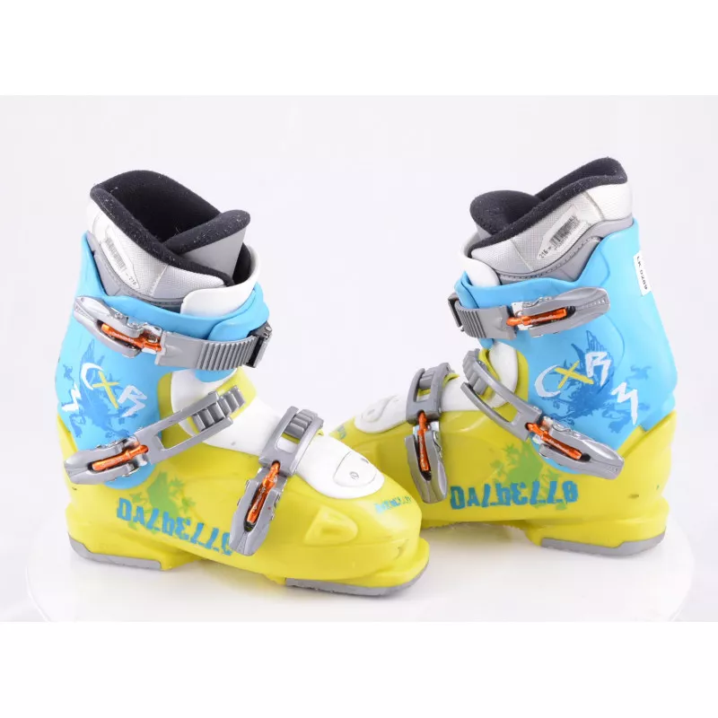 chaussures ski enfant/junior DALBELLO CXR 3, ratchet buckle, BLUE/yellow
