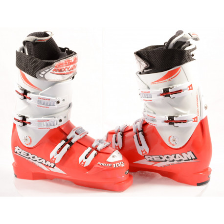 nowe buty narciarskie REXXAM FORTE 100 red, ONE concept, MADE in JAPAN, TWIN canting, FLEX control, micro, macro ( NOWE )
