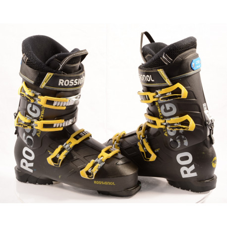 skischoenen ROSSIGNOL ALLTRACK 100, SKI/WALK, sensor grid, micro, macro, BLACK/yellow buckle