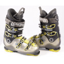 ski boots SALOMON X PRO R80 WIDE, BLACK/yellow, OVERSIZED PIVOT, EXTENDED lever, 3D buckle, micro, macro