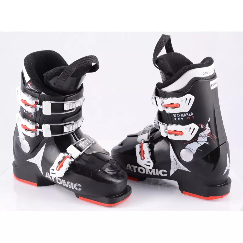 buty narciarskie dla dzieci ATOMIC WAYMAKER JR 3, BLACK/red/white, THINSULATE insulation