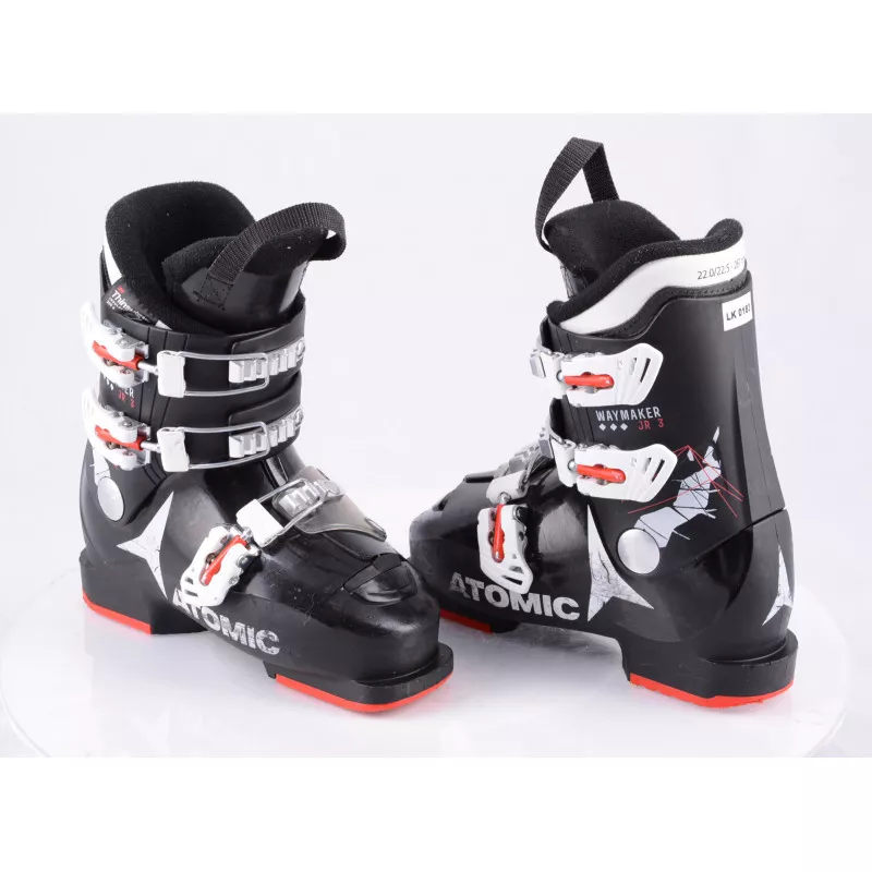 children's/junior ski boots ATOMIC WAYMAKER JR 3, BLACK/red/white, THINSULATE insulation