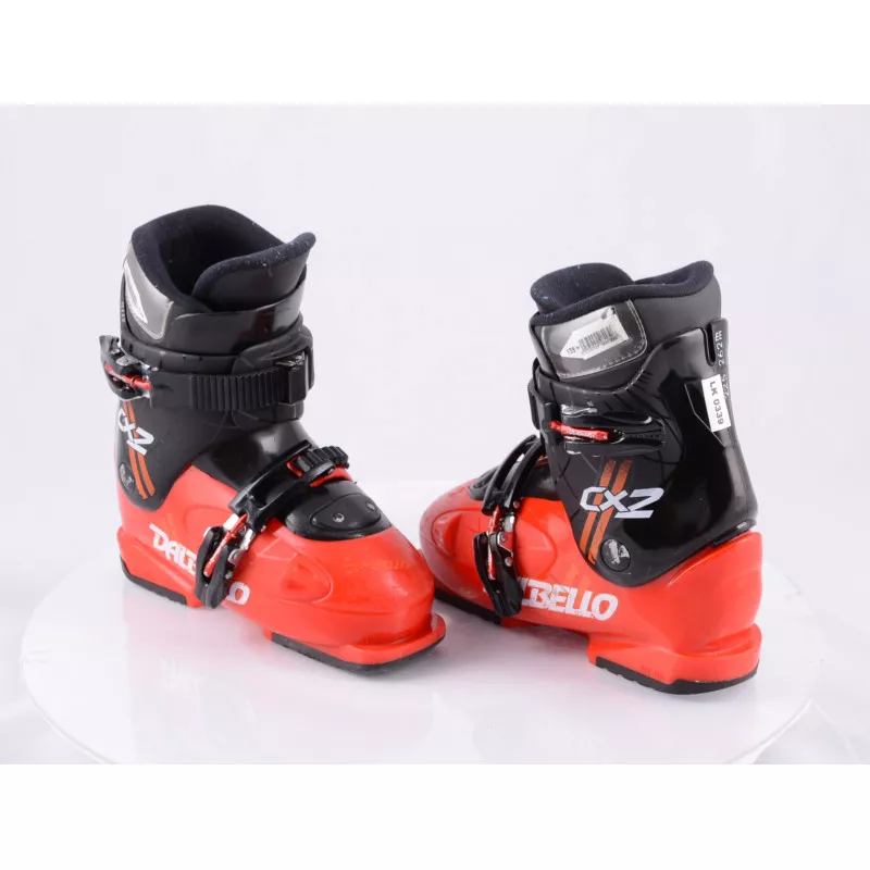 detské/juniorské lyžiarky DALBELLO CXR 2, 1 ratchet buckle, RED/black