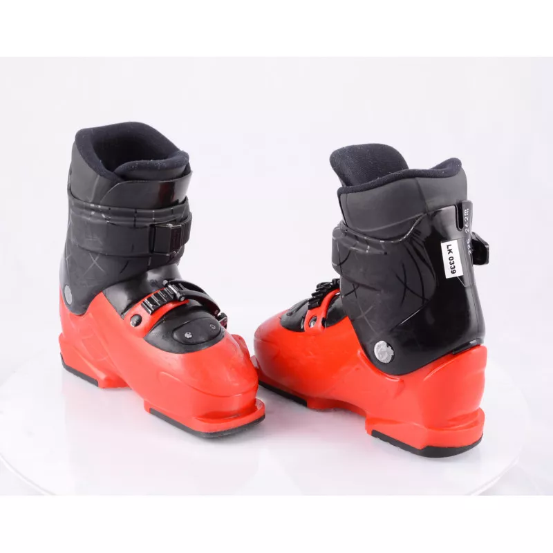 children's/junior ski boots DALBELLO CXR 2, 1 ratchet buckle, RED/black