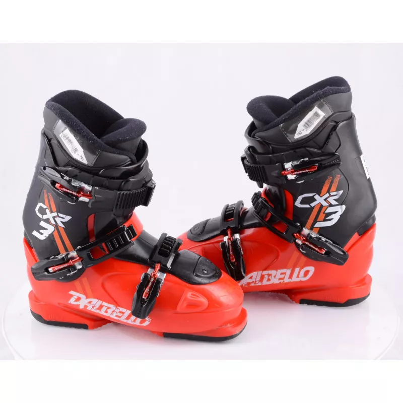 kinder skischoenen DALBELLO CXR 3, 1 ratchet buckle, RED/black