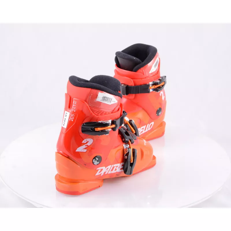 chaussures ski enfant/junior DALBELLO CR 2, 1 ratchet buckle, ORANGE/red ( en PARFAIT état )