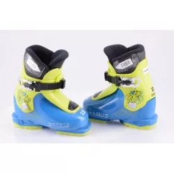 children's/junior ski boots DALBELLO CXR 1, 2019 ratchet buckle, BLUE/yellow ( TOP condition )