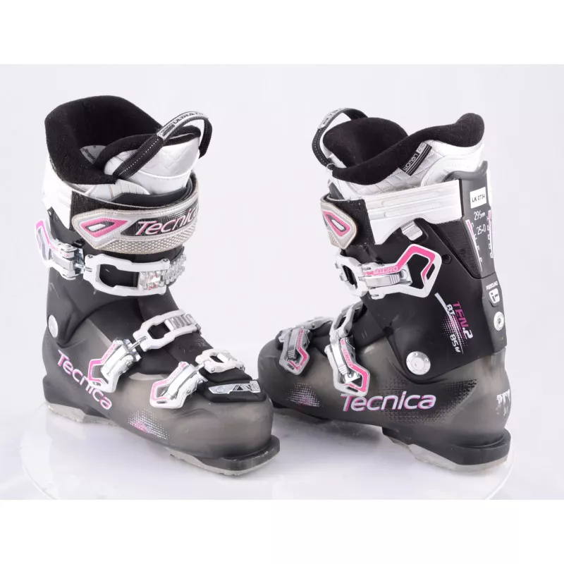 dames skischoenen TECNICA TEN.2 85 W, BLACK/pink, WOMAN fit, ULTRA fit, QUADRA tech, QUICK instep, micro, macro