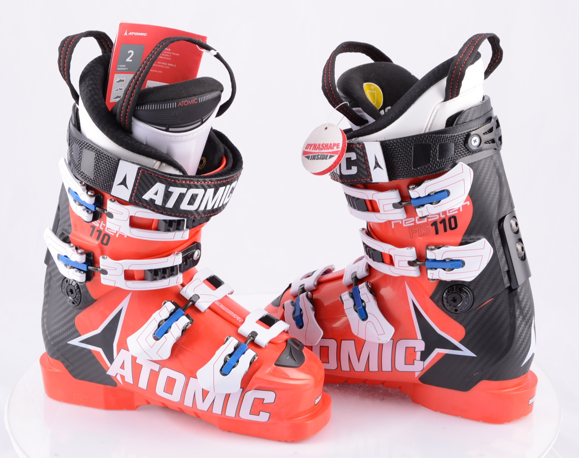 new ski boots ATOMIC REDSTER FIS 110, RED/black, MEMORY FIT