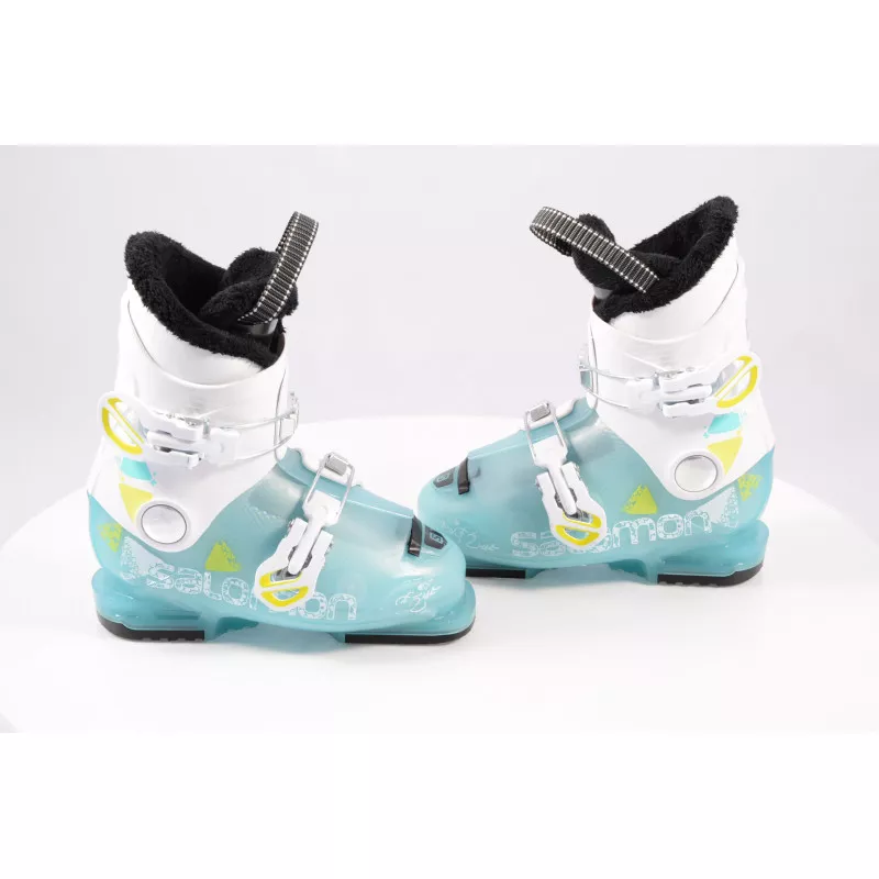children's/junior ski boots SALOMON TEAM T2, BLUE/white