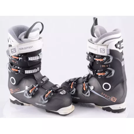 chaussures ski femme SALOMON X PRO R90 W 2019, CUSTOM SHELL, OVERSIZED PIVOT, MY CUSTOM FIT 3D ( en PARFAIT état )