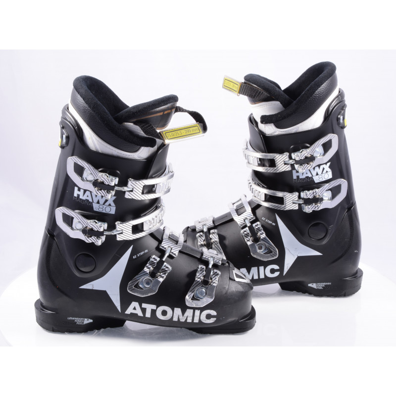 ski boots ATOMIC HAWX MAGNA R80 2019, EZ STEP in, micro, macro, BLACK/white ( TOP condition )