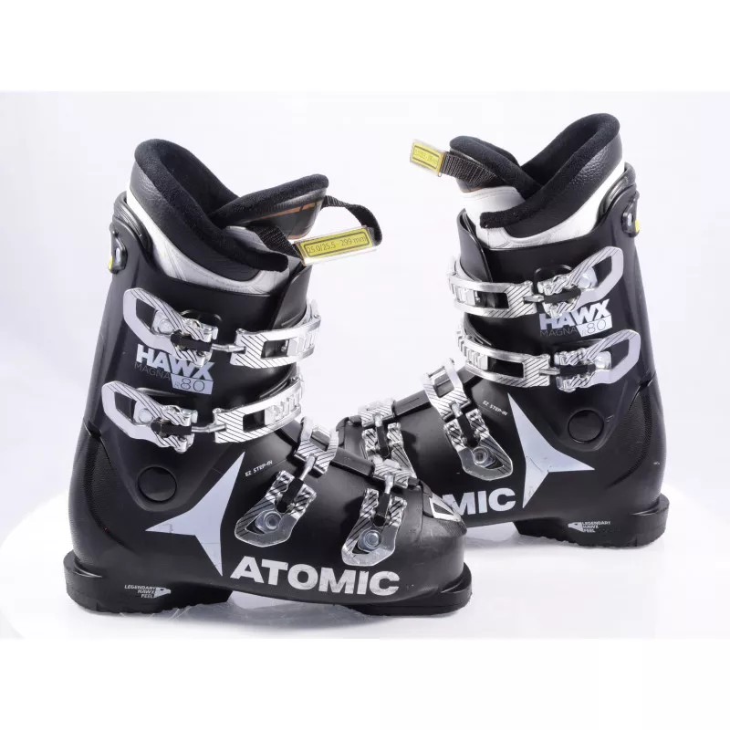 skischoenen ATOMIC HAWX MAGNA R80 2019, EZ STEP in, micro, macro, BLACK/white