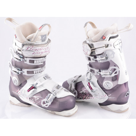 botas esquí mujer NORDICA BELLE PRO 105, white/purple, COMFORT fit, TCF performance, micro, macro, canting