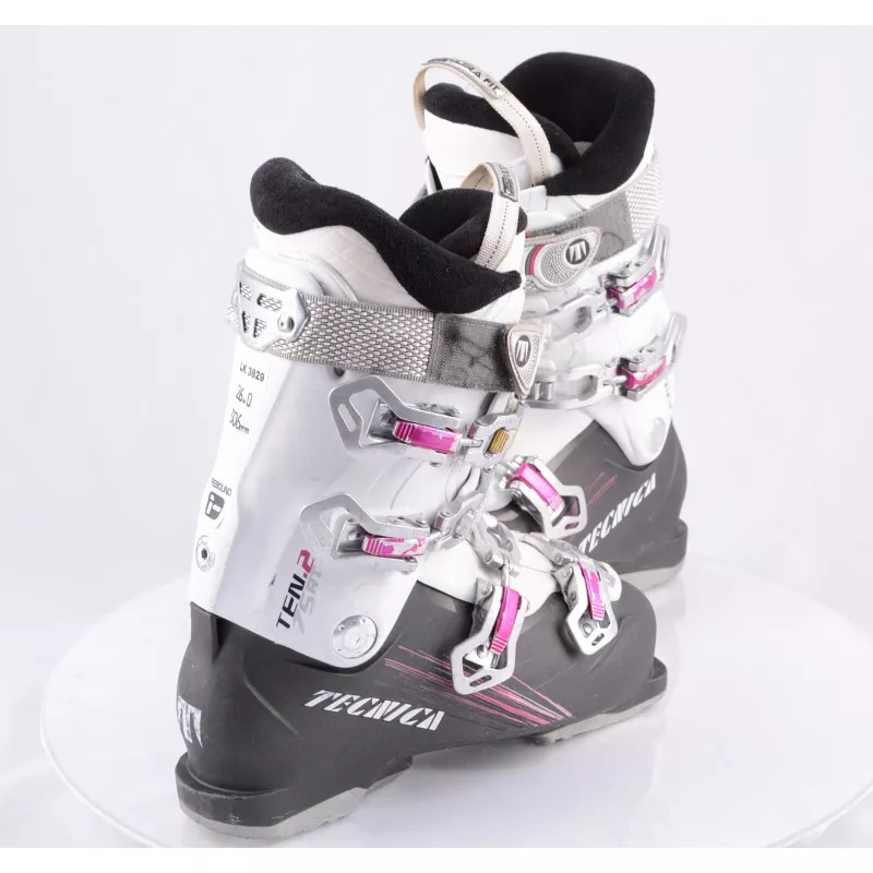 Damen Skischuhe TECNICA TEN.2 75 RT GREY/purple, QUADRA technology, ULTRA FIT, micro, macro