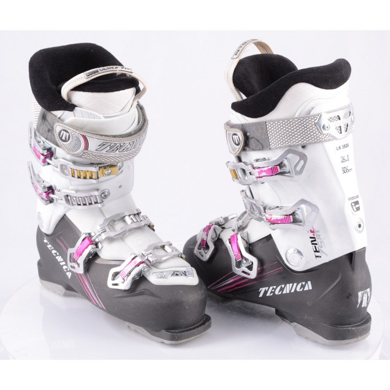 women's ski boots TECNICA TEN.2 75 RT GREY/purple, QUADRA technology, ULTRA FIT, micro, macro