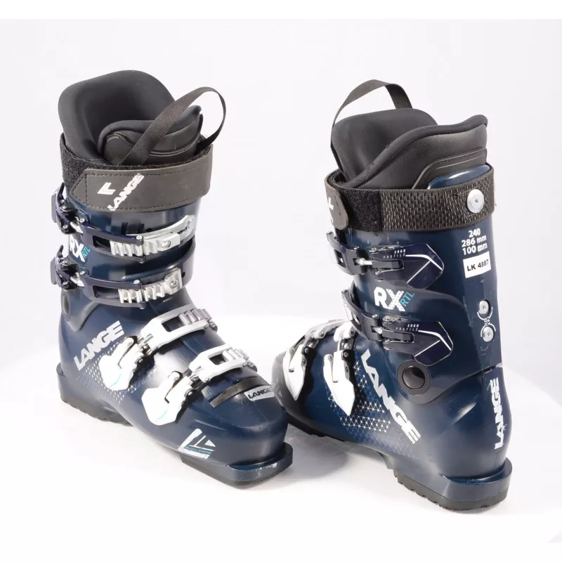 chaussures ski femme LANGE RX 80 RTL W 2019, Dual core, Flex adj., Ergo profile, micro, macro ( en PARFAIT état )