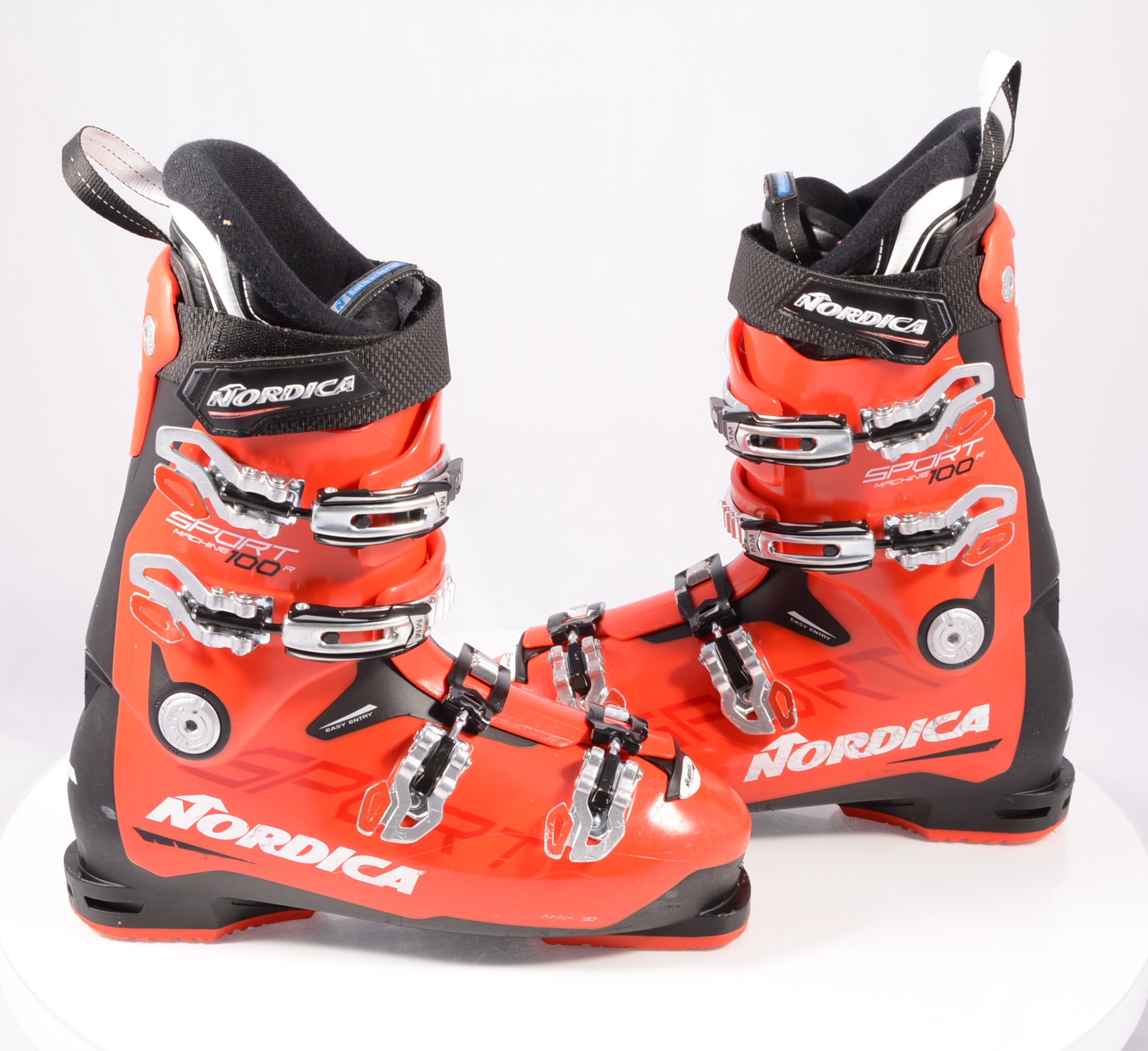 ski boots NORDICA SPORTMACHINE 100 R, RED/black, ANTIBACTERIAL