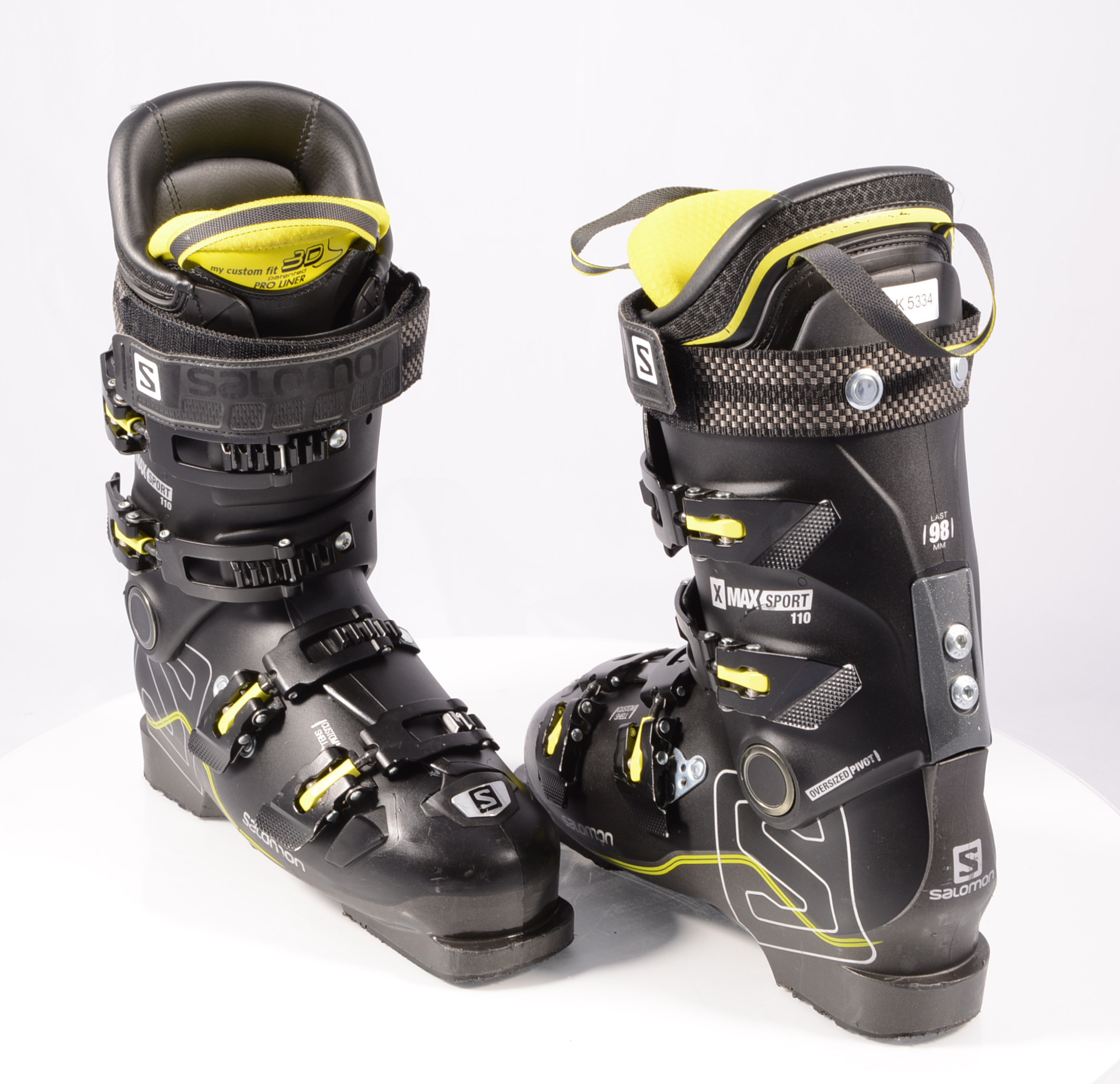 Frons Gelijkenis Perforeren ski boots SALOMON X MAX 110 SPORT 2019, My custom fit 3D, Pro liner, Custom  shell, Oversized pivot - Mardosport.com