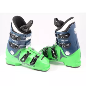 chaussures ski enfant/junior ATOMIC HAWX JR R4 2020 GREEN/blue, THINSULATE insulation, macro