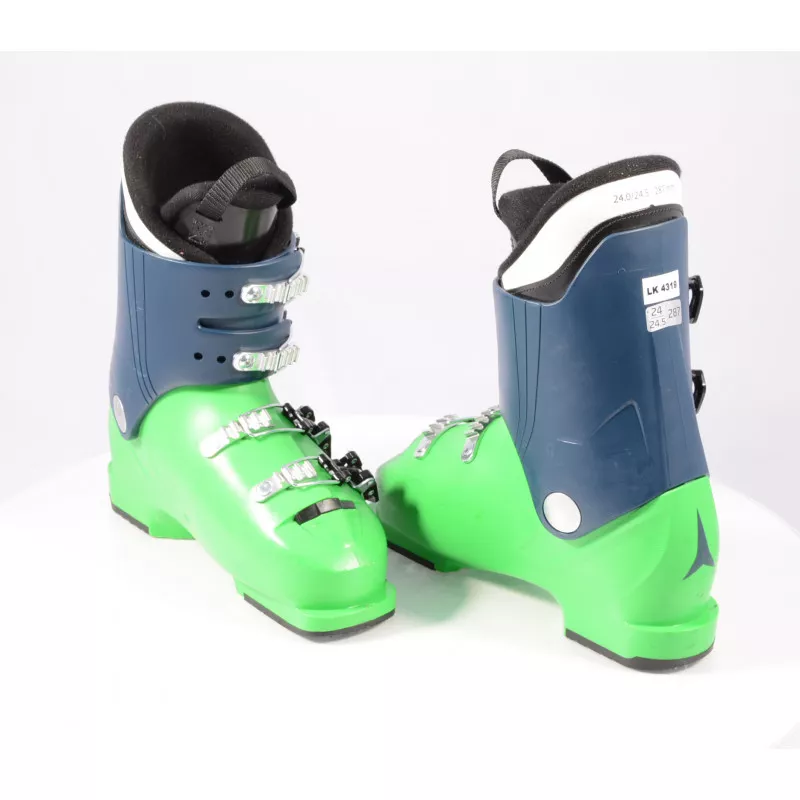 dětské/juniorské lyžáky ATOMIC HAWX JR R4 2020 GREEN/blue, THINSULATE insulation, macro