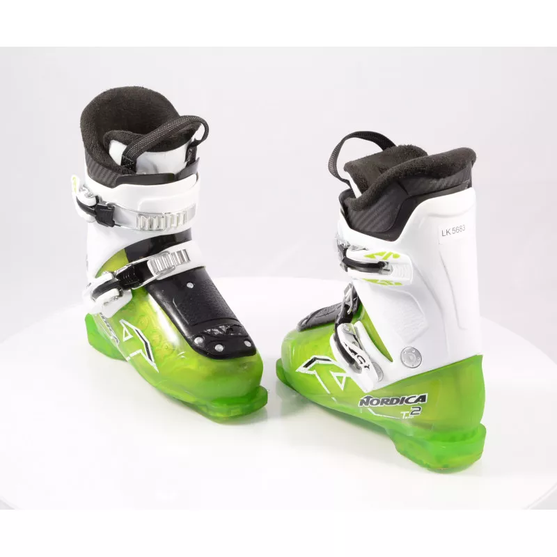 children's/junior ski boots NORDICA TEAM 2, green/white