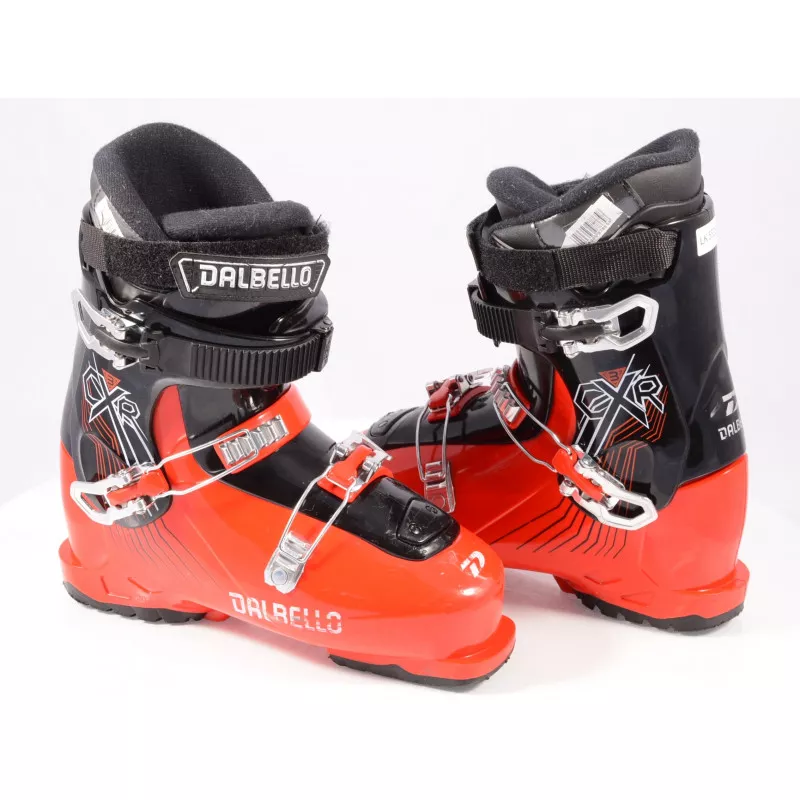 clăpari schi copii DALBELLO CXR 3, 2020, 1 ratchet buckle, RED/black ( stare TOP )