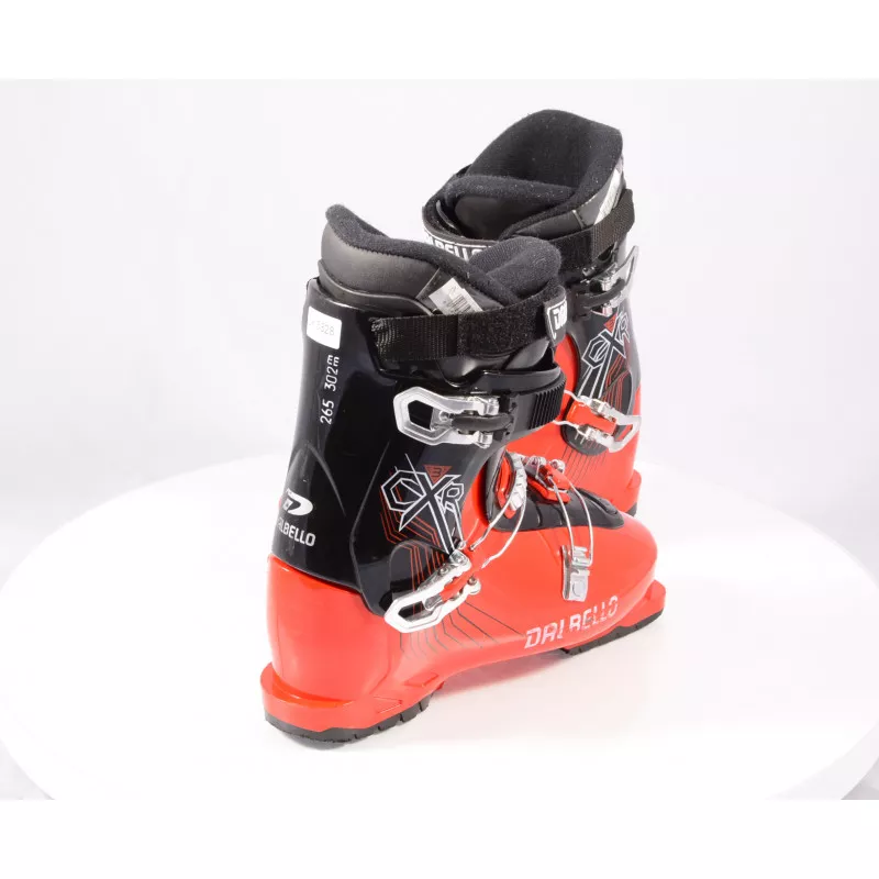 children's/junior ski boots DALBELLO CXR 3, 2020, 1 ratchet buckle, RED/black ( TOP condition )