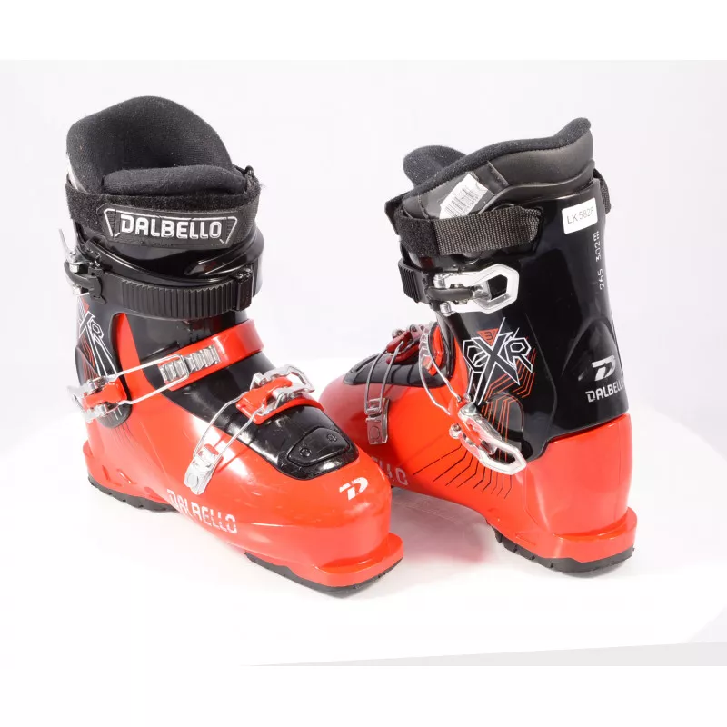 children's/junior ski boots DALBELLO CXR 3, 2020, 1 ratchet buckle, RED/black ( TOP condition )