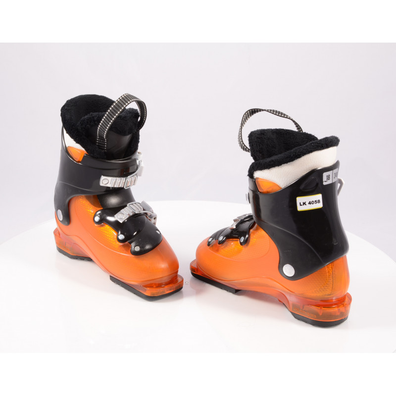 children's/junior ski boots SALOMON TEAM T2 Orange, Ratchet buckle