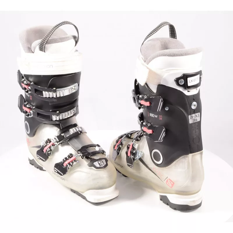 dames skischoenen SALOMON X PRO R80 W WIDE 2020, Oversized pivot, Calf adjuster, micro, macro