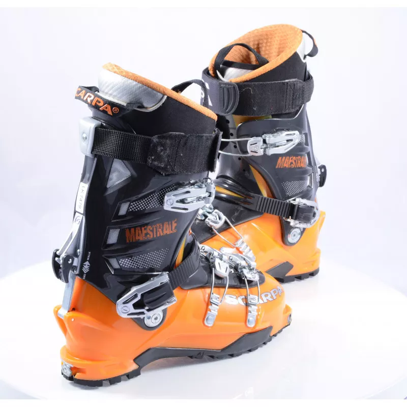 toerski skischoenen SCARPA MAESTRALE, TLT, MANGO/black, SKI/WALK, axial alpine tech ( TOP staat )