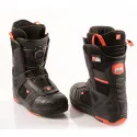 chaussures snowboard HEAD 500 4D BOA tech, POLYGIENE, BLACK/red ( en PARFAIT état )