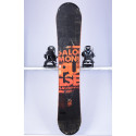 snowboard SALOMON PULSE rtl, BLACK/orange, woodcore, sidewall, FLAT/ROCKER