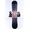 tavola snowboard bambino FLOW RHYTHM, Black/white/red, WOODCORE, sidewall, HYBRID/rocker