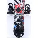 placa snowboard copii FLOW RHYTHM, Black/white/red, WOODCORE, sidewall, HYBRID/rocker