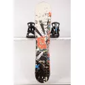 placa snowboard FLOW RHYTHM, Black/white/red, WOODCORE, sidewall, HYBRID/rocker