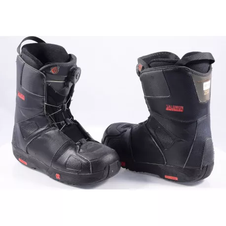 boots snowboard SALOMON SAVAGE RTL black/red, BOA TECHNOLOGY