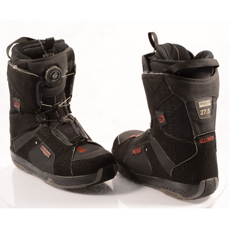 snowboardové topánky SALOMON SAVAGE RTL black/semish, BOA TECHNOLOGY