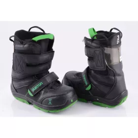 buty snowboardowe dla dzieci/juniorskie BURTON PROGRESSION, BLACK/green ( TOP stan )